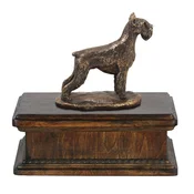 shumee Šnavcer, Šnavcer - žara za pasji pepel, klasična žara s kipcem, elegantna žara s psom znamke Art-Dog