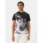 Versace Jeans Couture Majica 80GAH6SB JS541 Črna Slim Fit