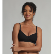 PLAYTEX WIREFREE PADDED BRA - Womens underwire bra - black