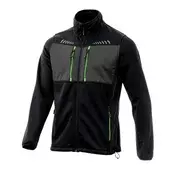 Lacuna tech flis jakna bergen flex crna, velicina l ( 5bertjcl )