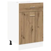 Vidaxl Spodnja omarica s predalom “Lyon” artisan hrast 40x46x81,5cm