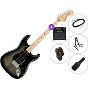 Fender Squier Affinity Series Stratocaster FMT SET 2 Black Burst Električna kitara