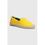 Espadrile Polo Ralph Lauren Cevio Slip rumena barva, 803932163004