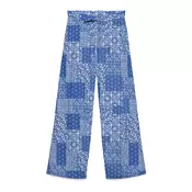 VERO MODA Hlače VMDICTHE  modra / bela