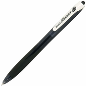 Kuglasta olovka, 0,27 mm, gumb na pritisak, PILOT Rexgrip, crna BRG-10F-BB-BG