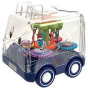 Djecja igracka Raya Toys - Inercijska kolica Rabbit, plava