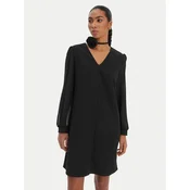 Rinascimento Cocktail obleka CFC0126757003 Črna Regular Fit