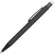 Kemična svinčnik kovinski gumiran plus touch pen yfa2665b oslo sha.črna/srebrna