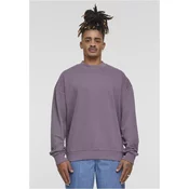 Mens Terry Crew Hoodie Purple