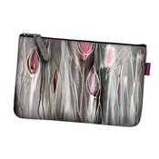 shumee Kozmetična torbica iz filca z žepom Tulipani 24×15 cm - elegantna, udobna in potiskana | Bertoni