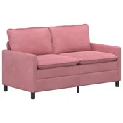 Vidaxl Kavč Roza 156 x 81 x 87,5 cm Žamet