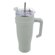 Žajbljevo zelen termo lonček s slamico 1,2 l Termo – Orion