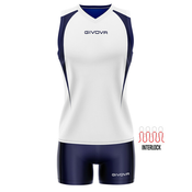 KIT VOLLEY SPIKE BIANCO/BLU Tg. XS