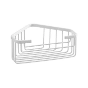 SMART kotna polica, 200x80x151 mm, bela - Bela - 200x80x151 mm - Gedy - SMART - 120 - Iz nerjavečega jekla - 200 - Polica: vogal - Žica - 200 - 80 - 151 - 14
