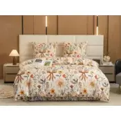 Ljubki dom Posteljnina iz mikrovlaken FLORAL RIBBON kremna Dimenzije posteljnine: 70 x 90 cm | 140 x 220 cm