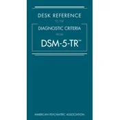 Desk Reference to the Diagnostic Criteria From DSM-5-TR (TM)