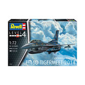 Plastični model ModelKit avion 03844 - Lockheed Martin F-16D Tigermeet 2014 (1:72)