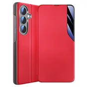 AVIZAR Preklopni etui za Galaxy S26 dvo-materilana zasnova s funkcijo stojala, Rdeča, (5000306815)
