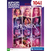 Puzzle Clementoni K-Pop Demon Hunters 2 - 104 kosov (27242)