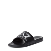 EA7 Emporio Armani Nizki natikači črna/bela