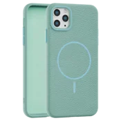 Leather Grip MagSafe maska za iPhone 11 Pro - Tirkizna