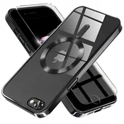 Overboard Ovitek za iPhone 7/8/SE 2020/SE 2022, Electro MagSafe, črn + zaščitno steklo za zaslon