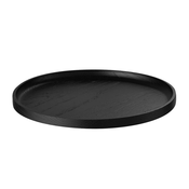 Poslužavnik OKU, 25 cm, crna, drvo, Blomus
