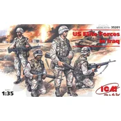 ICM ICM35201 Ameriške elitne sile v Iraku 4 vojaki 1:35