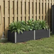 vidaXL vidaXL Vrtna visoka greda Črna 250 x 100 x 54 cm, (5000287697)