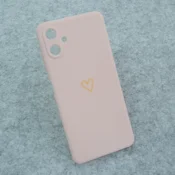 Maska Golden Heartbeat za Samsung A07/ A075F roze