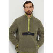 Športni pulover Icebreaker RealFleece Merino High Pile zelena barva