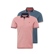 JACK & JONES Majica Paulos, rdeča, modra