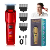 INF LCD Digitalni Zaslon USB Polnilni Strižnik Las - Profesionalni Brezžični Red, (5000098775)