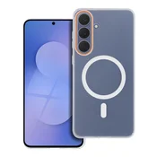 OEM Prozorna torbica za Samsung A36 Go Orange, združljiva z MagSafe