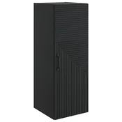 Vidaxl omara za steno Črna 33 x 34,5 x 90 cm Inženirski les