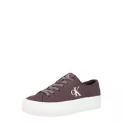 Superge Calvin Klein Jeans Vulc Flatform Low Canvas Mg YW0YW01763 Bordo rdeča