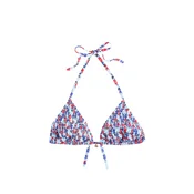 Next Bikini zgornji del  svetlo modra / rdeča