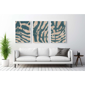 WALLXPERT Dekorativna uramljena MDF slika (3 komada) Mp3 00111 40 x 50
