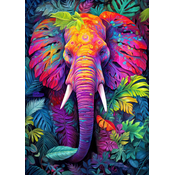 Enjoy - Puzzle Preoblečen slon - 1 000 kosov