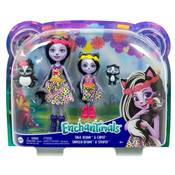Dolls Enchantimals Sage Skunk and Sabella dolls sisters
