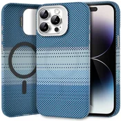 Overboard Ovitek za iPhone 14 Pro Max, okvir in stojalo, za MagSafe, lunino moder