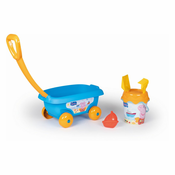 Smoby voziček  Peppa Pig Garnished Beach Cart Smoby z vedro setom