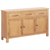 Kreveta Smeda 112 x 33.5 x 70 cm Cvrsto drvo hrasta