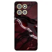 Silikonski črni ovitek za Motorola Moto G86 5G - Cherry stone