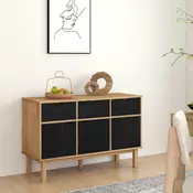 Kreveta OTTA Smeda i crna 114 x 43 x 73,5 cm
