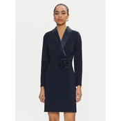 Rinascimento Cocktail obleka CFC0019793002 Mornarsko modra Regular Fit