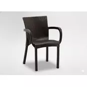 Garden Line VRTNA KRMILNA STOJALA RATAN 60 x 60 x 82 CM RJAVA *6420