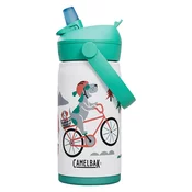 CamelBak lonček THRIVE FLIP STRAW KID`S INOX 0,4 L Biking Dogs