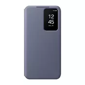 Futrola novcanik za Samsung Galaxy S24 Smart View, ljubicasta