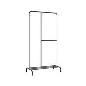 Songmics Oblekalni regal 105x50x195 cm Črn